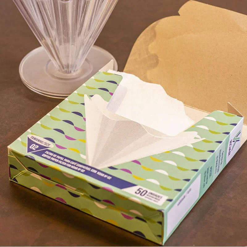 Filtro Koar Branco 50 unidades Tamanho 02