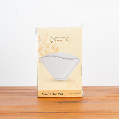 Filtro de Papel Branco para Clever Pequeno