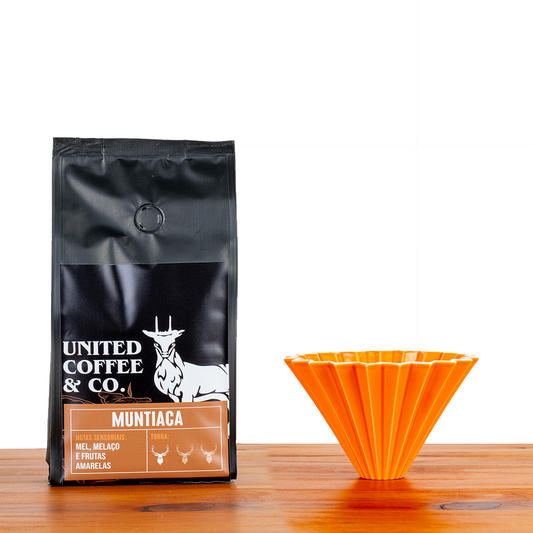Café Muntíaca + Origami Porcelana Laranja