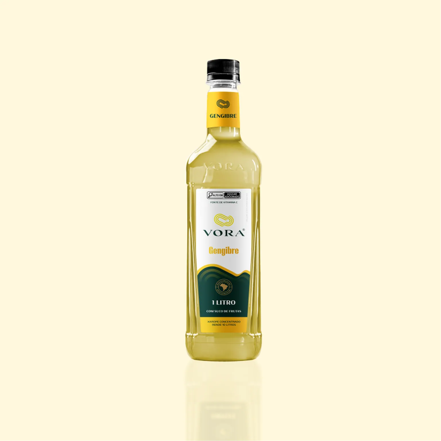 Xarope Misto de Fruta Sabor Gengibre