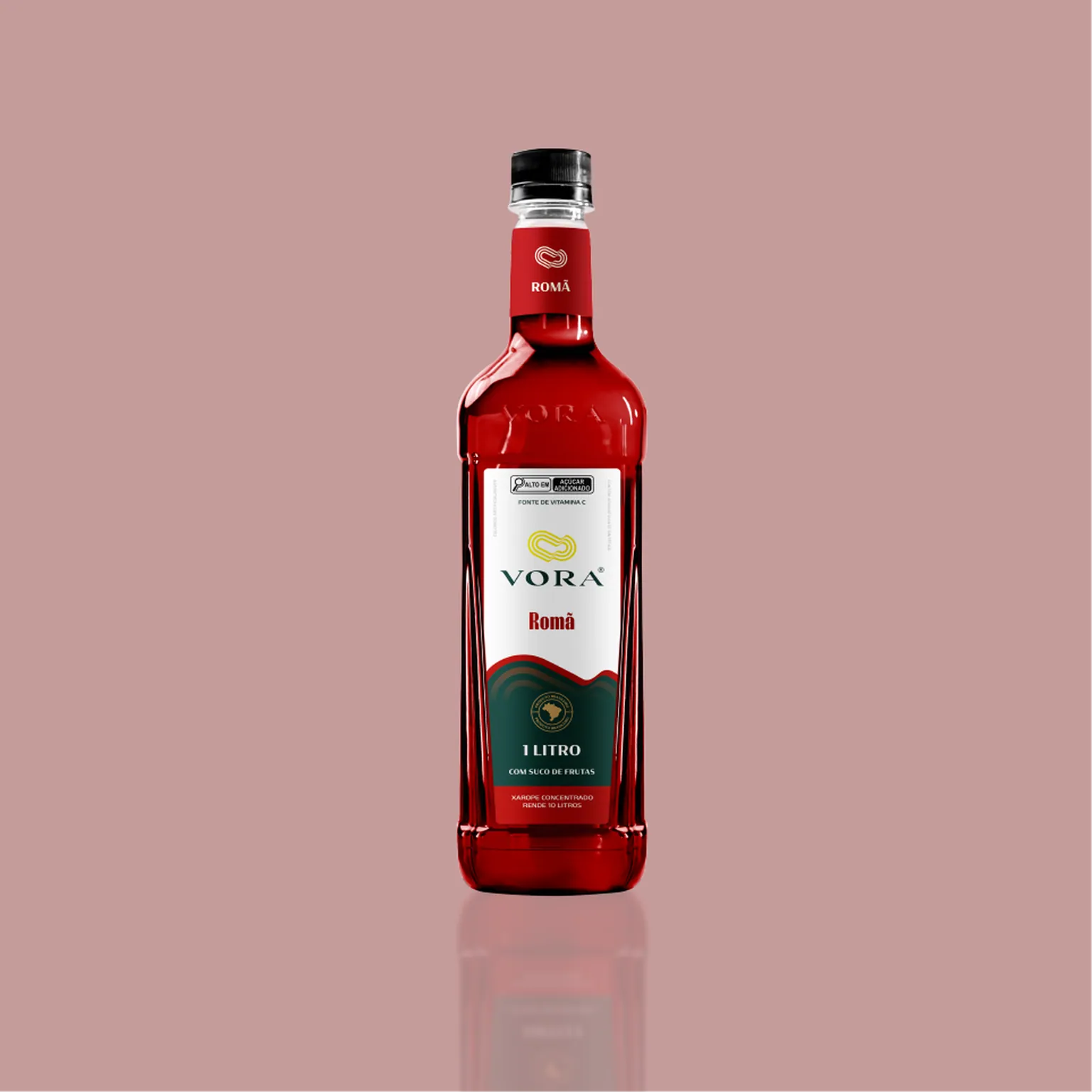 Xarope Misto de Fruta Sabor Romã