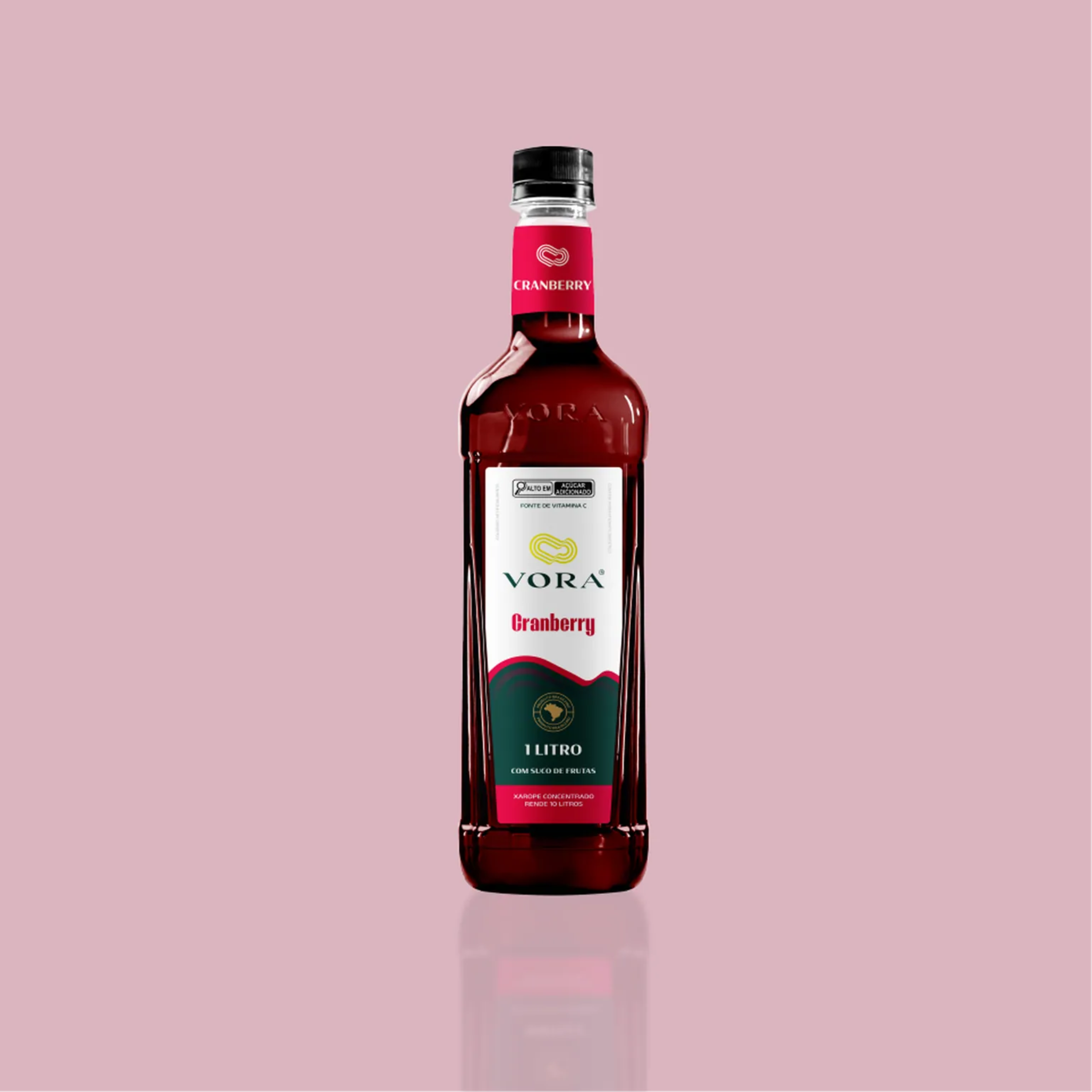 Xarope Misto de Fruta Sabor Cranberry