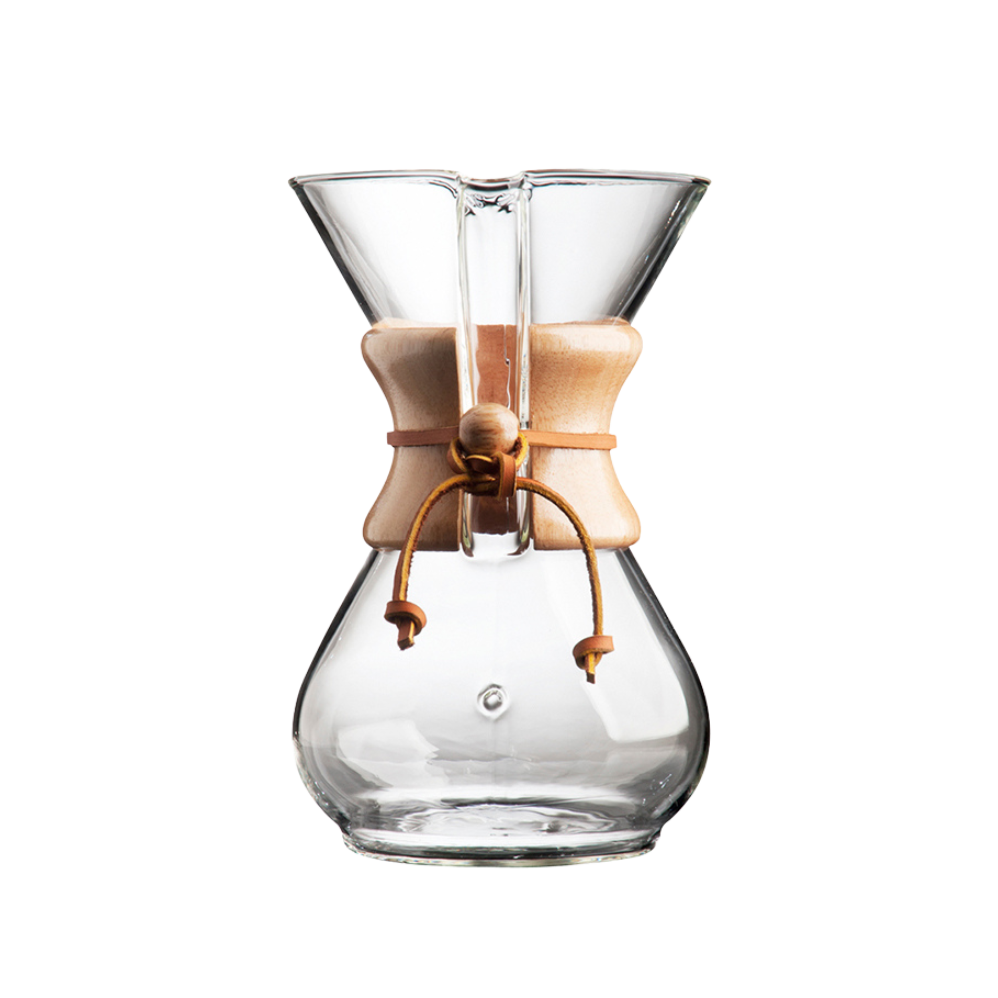 Passador de Café Chemex com Alça de Madeira (Grande)