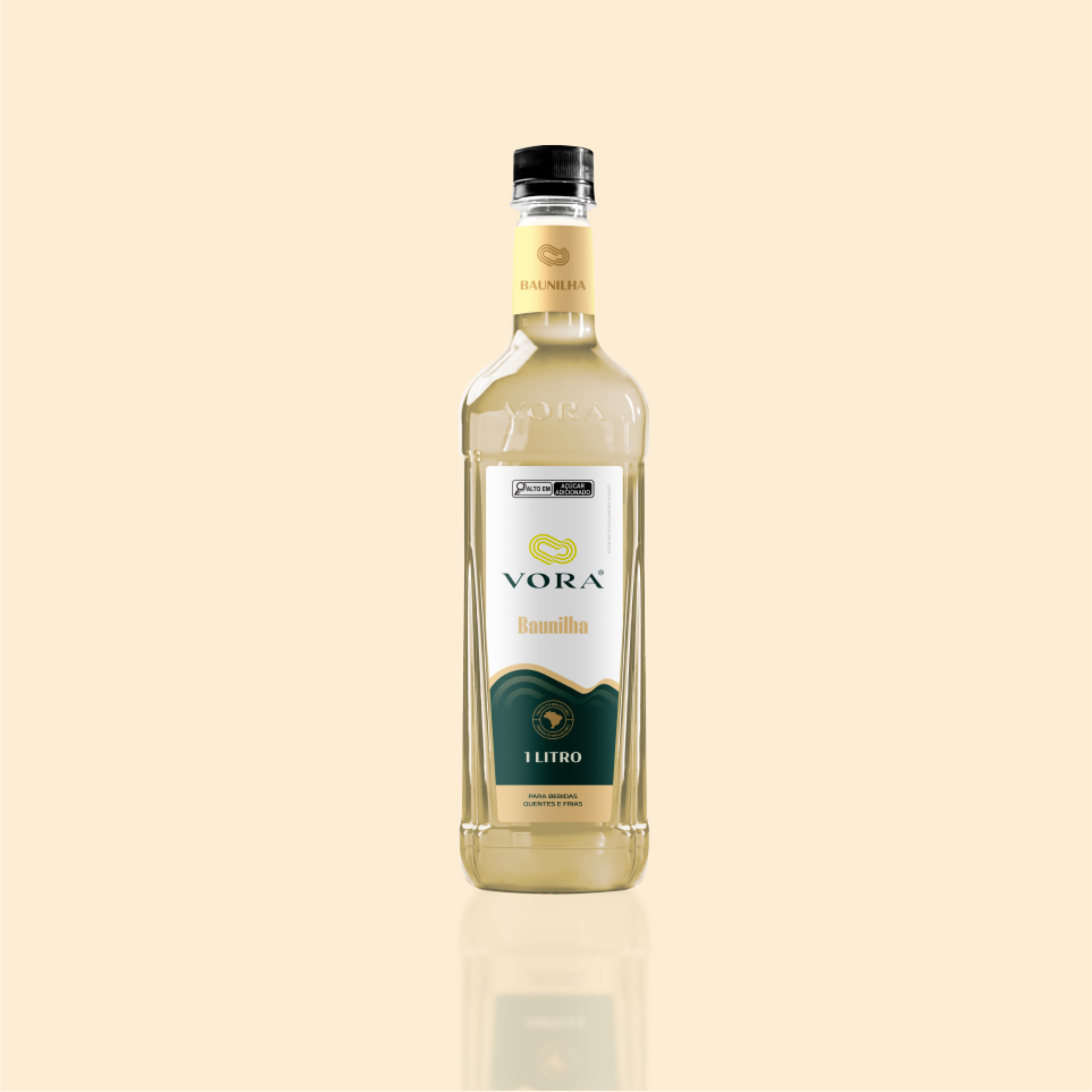 Xarope Misto Sabor Baunilha