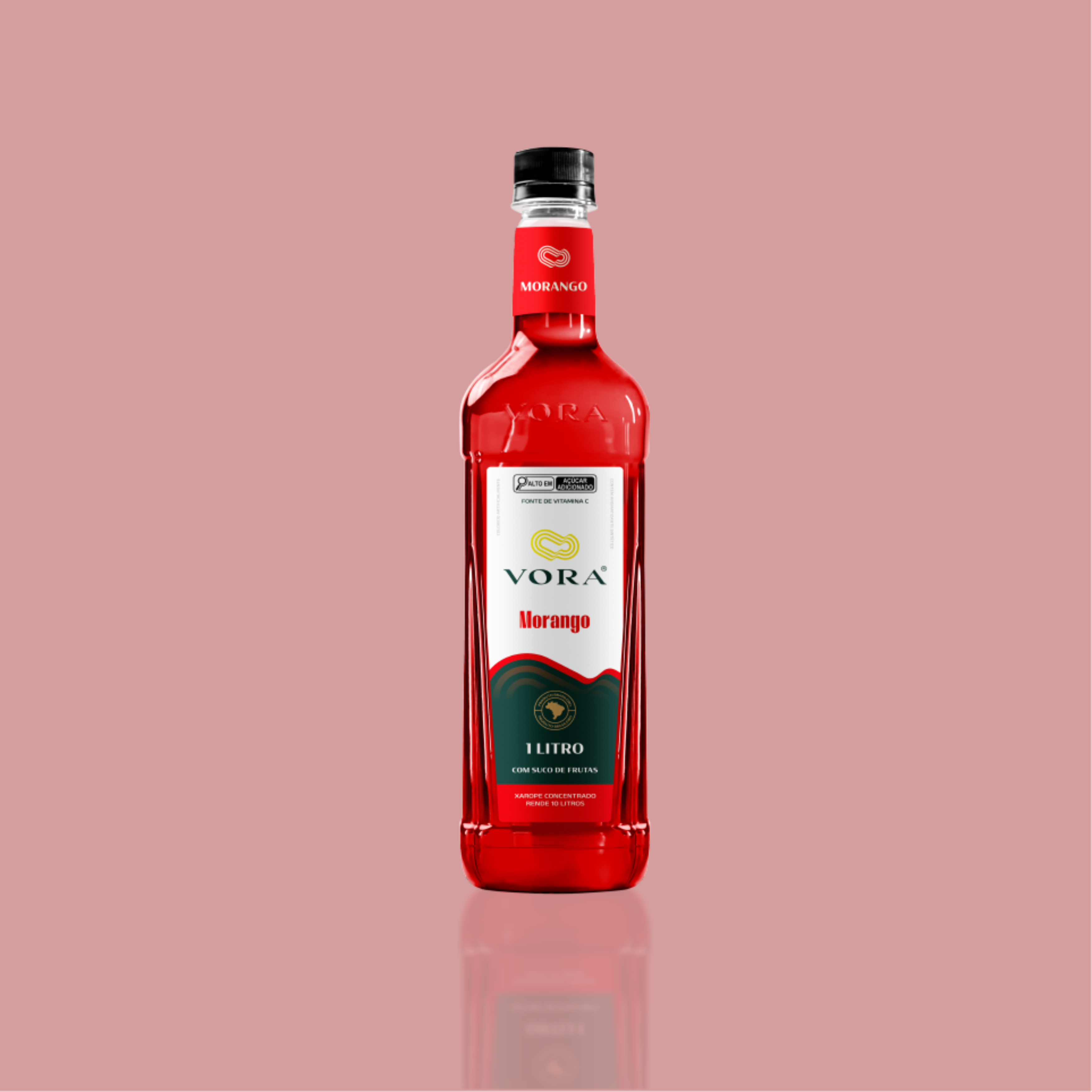 Xarope Misto de Frutas Morango