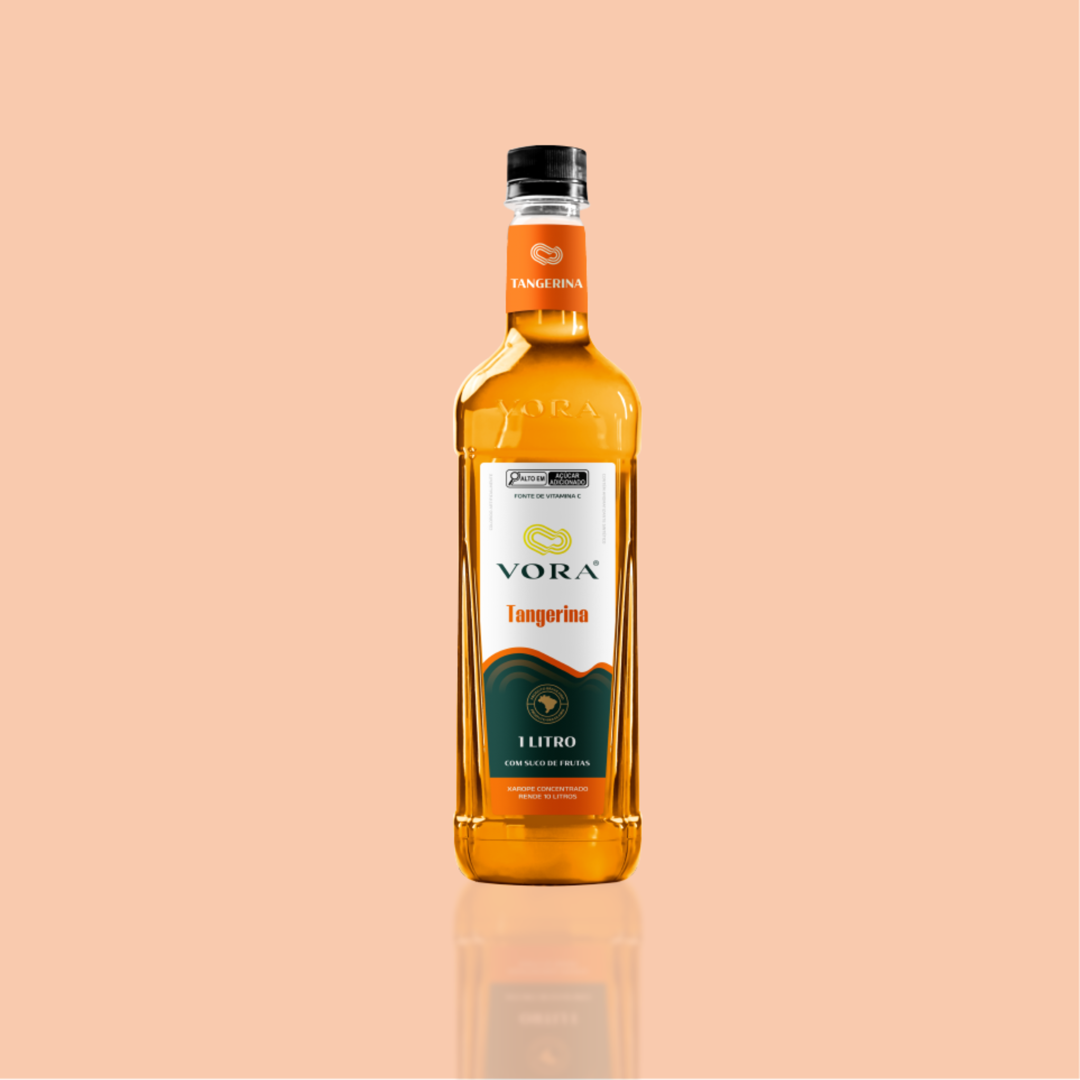 Xarope Misto de Fruta Sabor Tangerina